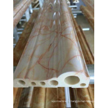 Ligne de production de marbre artificiel PVC / machine en plastique
